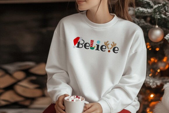 Christmas Symbol Believe Embroidery Design Review