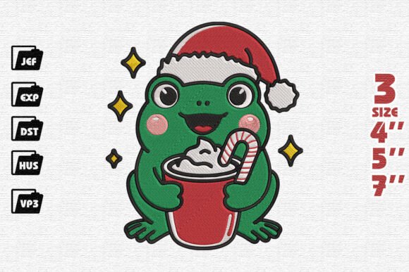 Jolly Jumping Frog Embroidery Design Review