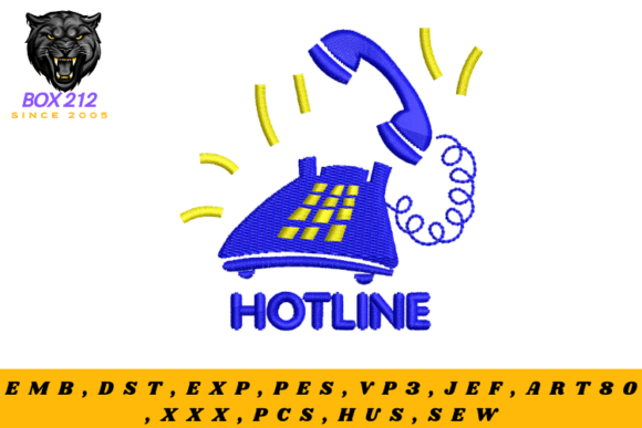 Old Phone Embroidery Design Review for Apparel
